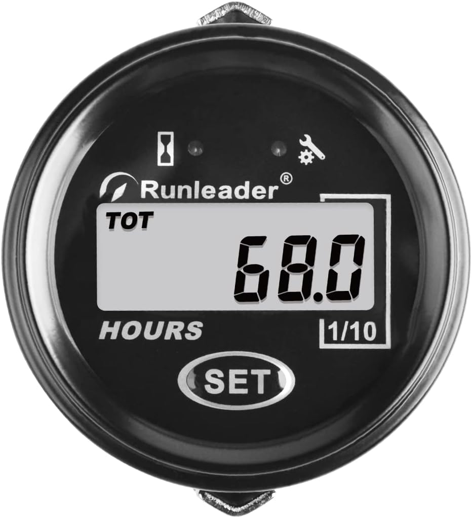 Amazon.com: Runleader RL-HM069AL11 LCD Hour Meter Gauge, AC6V to 85V ...