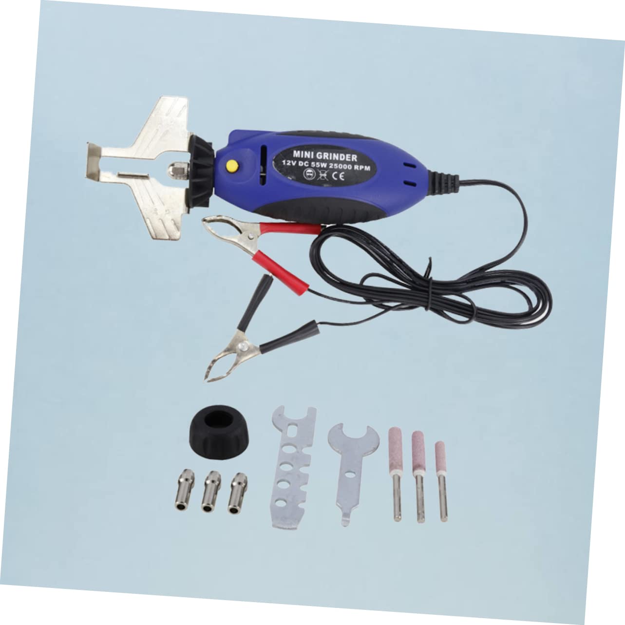 YARNOW Affilatrice Per Catene Elettrica Da Strumento Per Affilatura Manuale Design Portatile Con Chiave e Pietra Abrasiva Blu