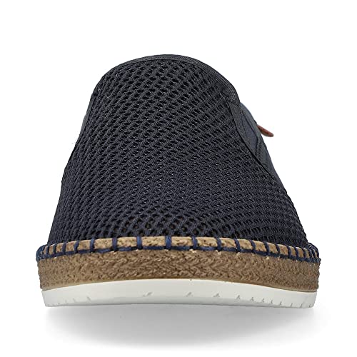 Rieker Herren Low-Top Sneaker B5265, Männer Halbschuhe,Sportschuhe,Freizeitschuhe,Turnschuhe,Laufschuhe,straßenschuhe,blau (14),44 EU / 9.5 UK
