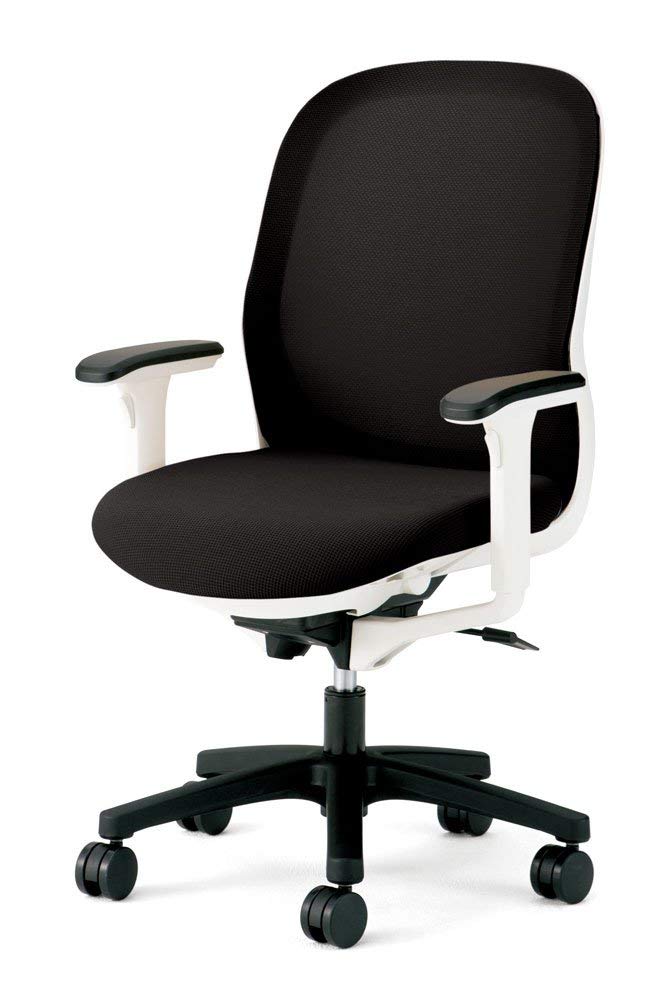 Amazon | プラス オフィスチェア Fita メッシュ アジャスト肘 白  