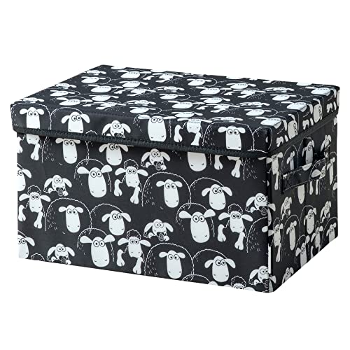 Image of LIFENEY Meets Shaun the Sheep Storage Box with Lid for Children - Box with Iconic Sheep Motif to Store Toys - 37x25x21cm Suitable for Any Children's Room