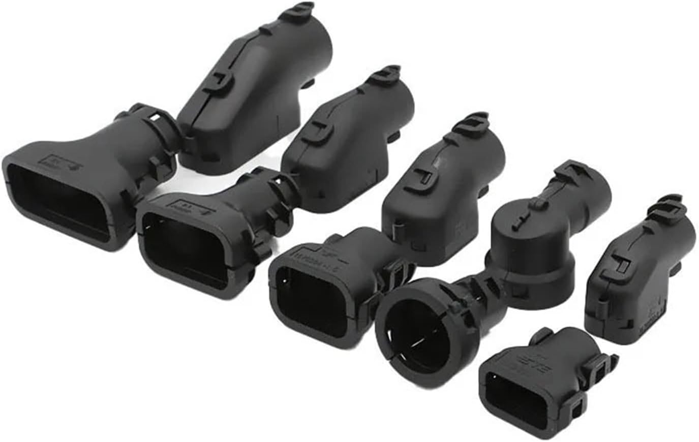 1Pcs 1563110-1 2-18 Hole Energy Series Straight Curved Tail Clip Plastic 1670057-1 1670150-1 2P 3P 4P 6P 7P 8P 10P 12P 16P 18P(10-12 Hole Straight)