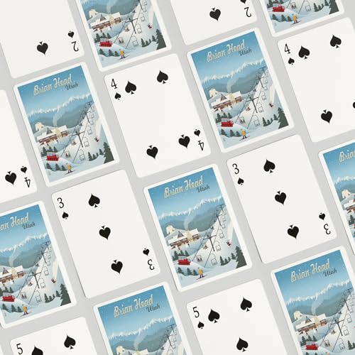 Lantern Press Brian Head, Utah, 52 Cartas Poker miniatura 4
