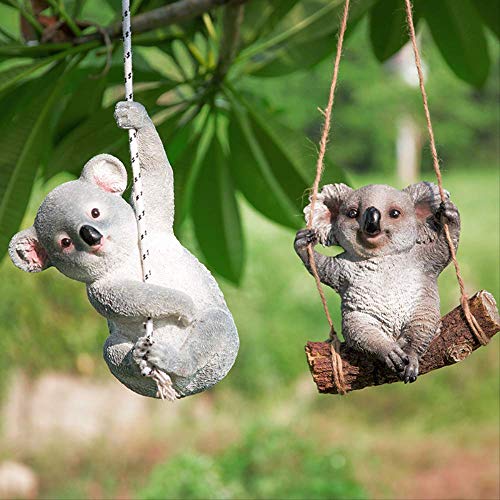 Simulation d'animaux avec ce koala extérieur suspendu pour arbre et terrasse - 2