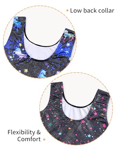 Image of 2 Pack Leotard for Girls Gymnastics Sparkly Sleeveless Unitards