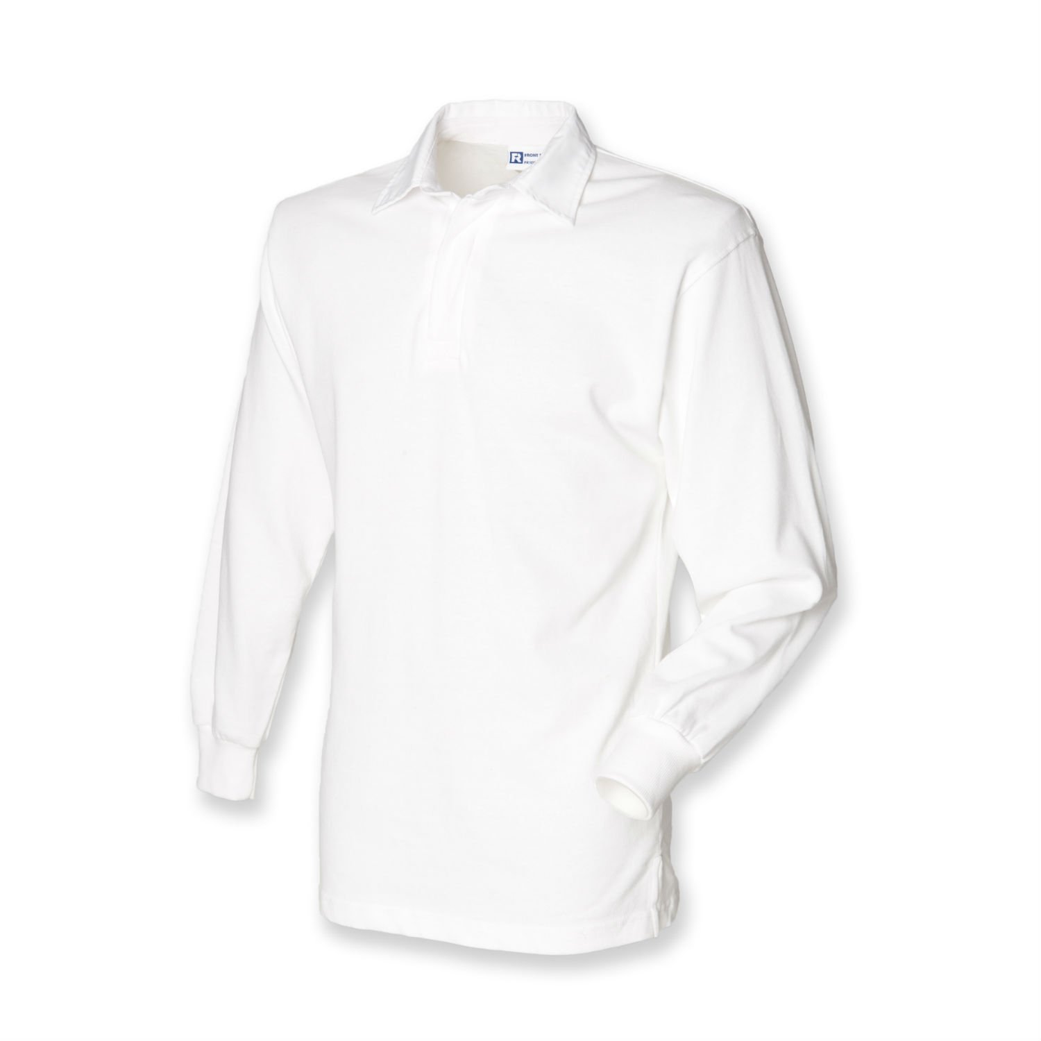 Front Row Mens Classic Rugby Shirt White/White XL