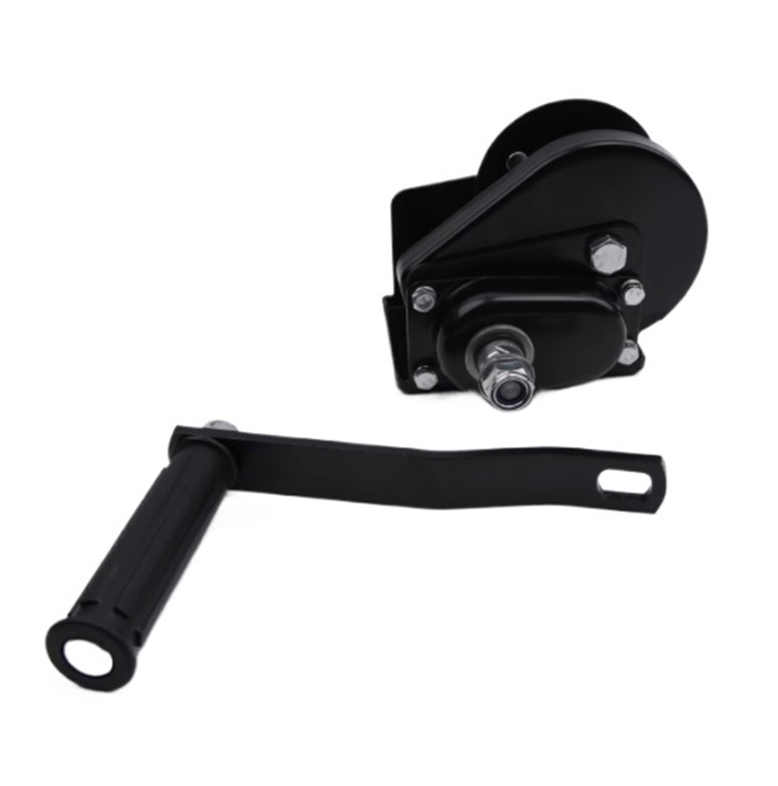 Argano manuale da 800 libbre, argano manuale a cavo, puleggia for argano manuale con cavo in acciaio da 5/10 m e gancio, capacità di 360 kg, for officina e garage.(Winch)