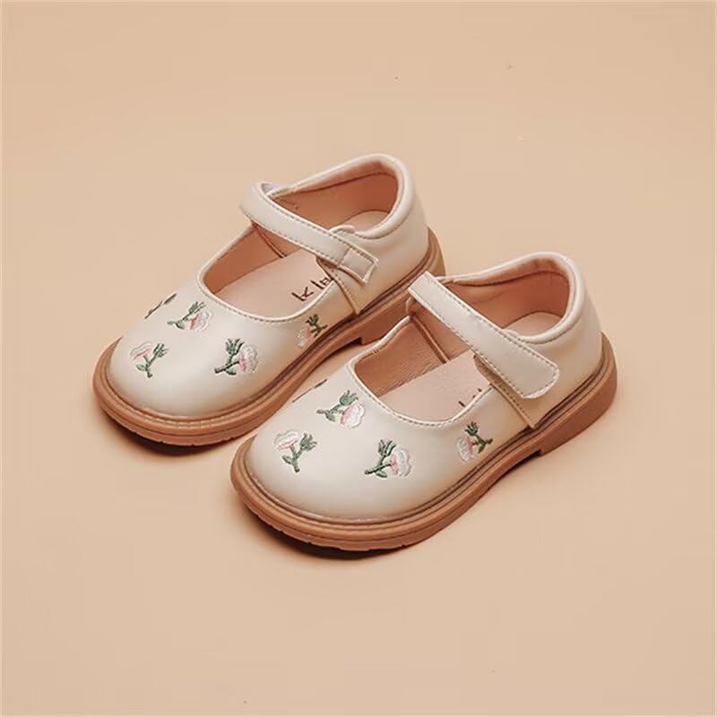 Toddler Kids Girl Fashion Flower Oxfords Shoes for School Dress Party2
