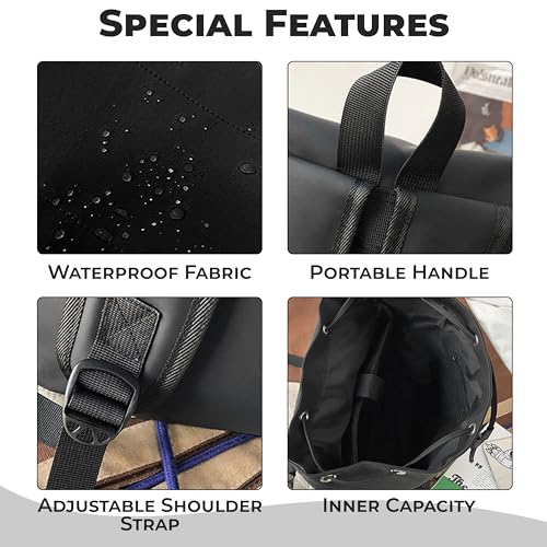 Image of Kraptick Laptop Backpack for Men & Women | Waterproof & Durable Laptop Bag for Office, Travel & College | Spacious & Lightweight Backpack | Fits 15.6 Inch Laptop | Multipurpose Laptop Bag