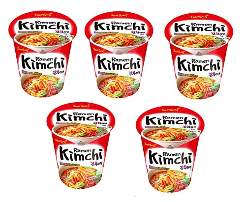 Sam Yang Kimchi Hot Chicken Flavour Raman Cup Noodles,70Mg*5 Pack(Pack Of 5)(Imported) (B092337PK4) Amazon Price History, Amazon Price Tracker
