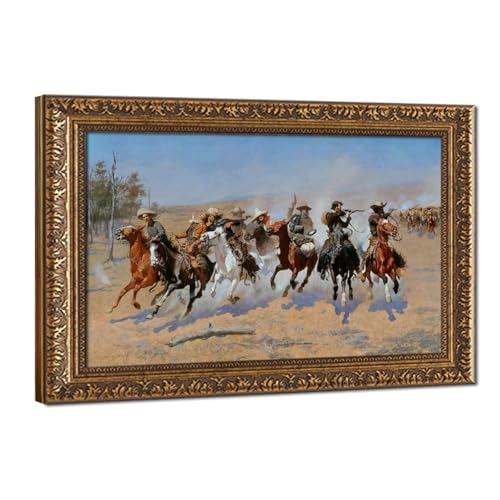 A Dash for The Timber Remington : l'impression sur toile pour habiller un mur vide
