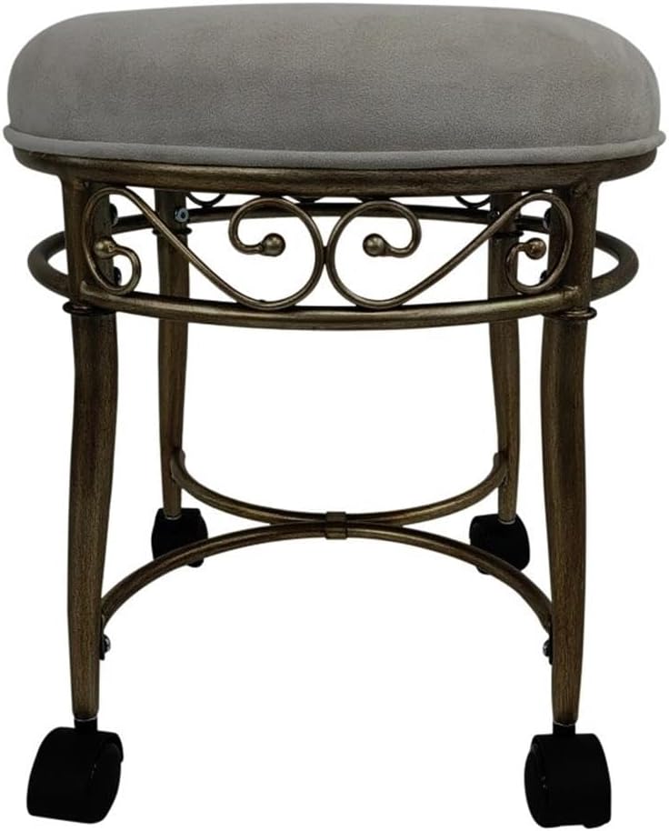 Carolina Classic Victorian Vanity Stool - Bronze