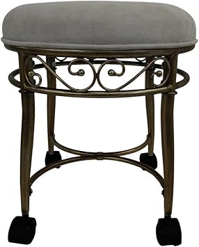 Carolina Classic Victorian Vanity Stool - Bronze