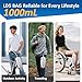 5-Pack 1000ml Leg Bag Urinary Drainage Bags with Adjustable Straps, Leak-Resistant, Anti-Reflux, 17.7-inch Flexible Tube with Self-Sealing Valve, Soft and Durable Material,Blue