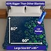 Glow in The Dark Blanket, Plush Gaming Blanket, Large Size: 60 x 80 inch Soft Throw, Gamer Gifts for Kids Teens Adults, Gamer Room Decor, Luminous Video Game Blankets, Boys Toys,Valentines Day Gift #1