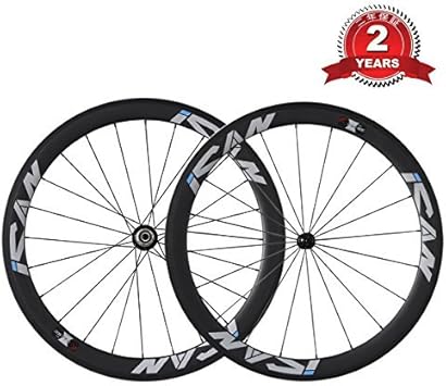 Amazon Ican アイカン カーボンホイール クリンチャーロードバイク用 リム高50mm 前後セット重量約1510g 一番エアロ効果があり 高速の維持に役立ちます 中級者でも安心 Ican ホイール
