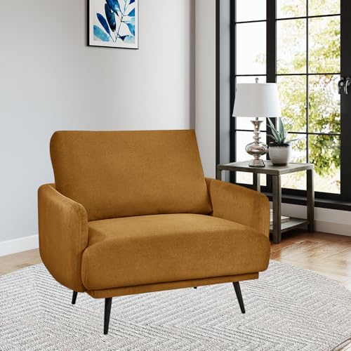 Sillón Moderno Plegable Marrón miniatura 4