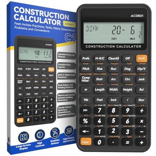 Construction Calculator Industrial & Scientific ROATEE...