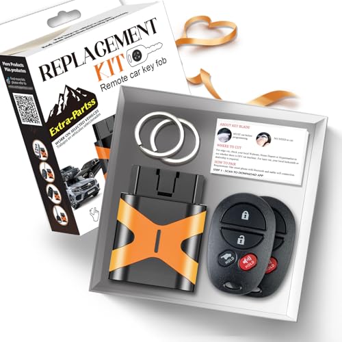 Extra-Partss 2 Simple Remotes Replacement for Toyota GQ43VT20T fits Highland 2007 2008 2009 2010 2011 2012 2013 2014 2015