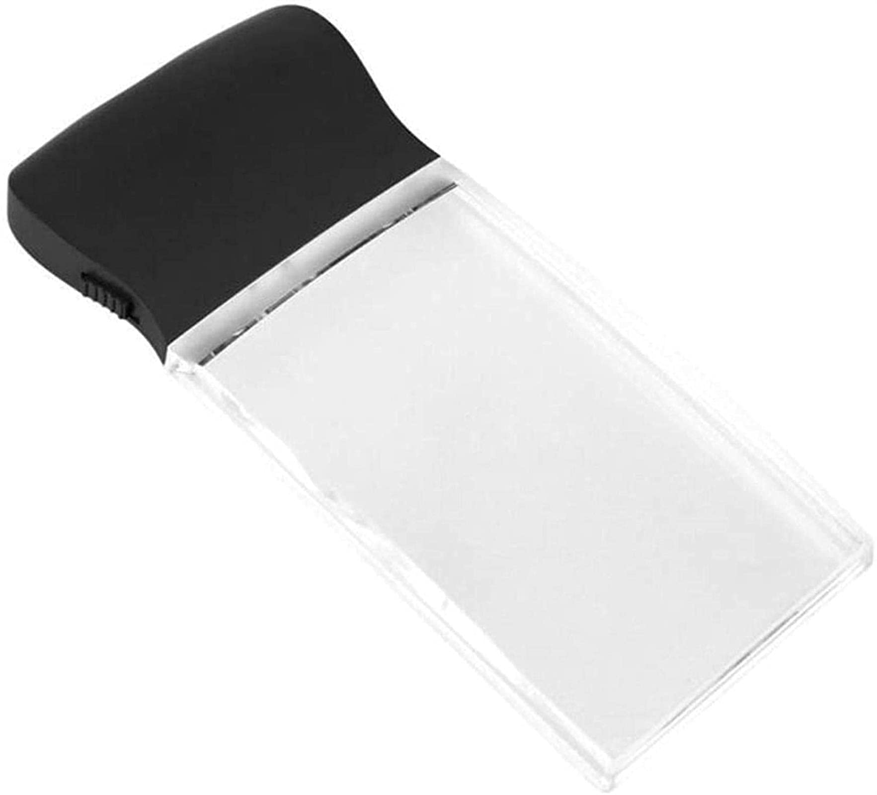 EUQKKWLOY Lupas, Lupa de Mano con luz LED, Lupa óptica ultradelgada de Gran área Readi