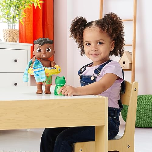 Image of CoComelon - Splish Splash Cody Doll with Dino Bath Squirter and Water Accessories - Water Play - Toys for Kids and Preschoolers - Amazon Exclusive