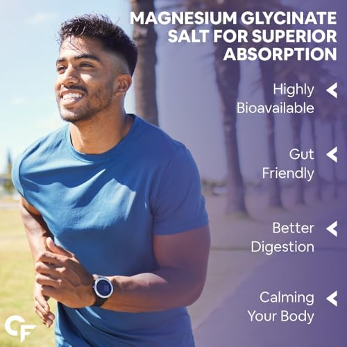 Image of Carbamide Forte Chelated Magnesium Glycinate Citrate Supplement 1382.91mg Per Serving - 120 Veg Tablets (Pack of 2)