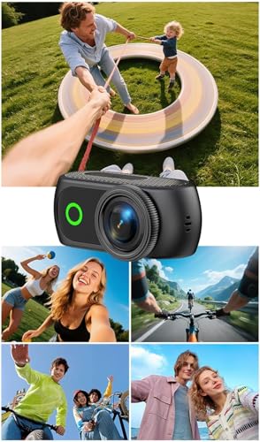 Caméra d'action HD magnétique avec écran réversible et suivi de cible - 5