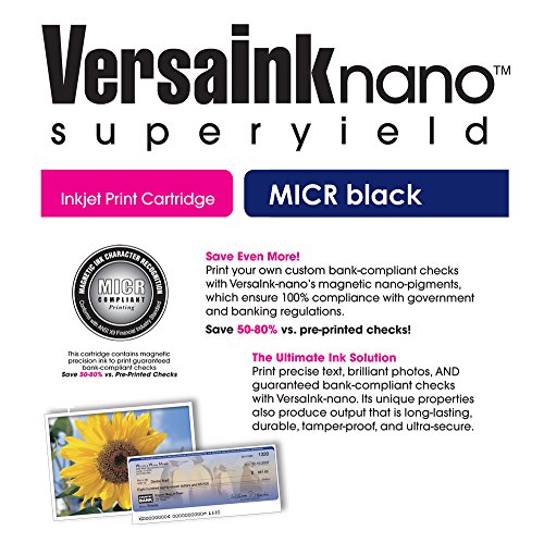 Versaink VH63MS-5263 Hp 63 Ms Black Micr Ink Cartridge thumb #1