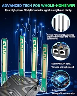 2026 WiFi Extender Signal Booster Range Up to 15888+ Sq. Ft. WiFi Booster for Home Supports 68+ Devices，WiFi Repeater with Ethernet Port, 1-Tap Setup Internet Extender Compatible with 99% Routers