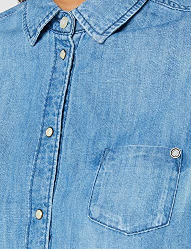 Pepe Jeans Mila, Camicia Donna, Blu (Denim Blu), S...