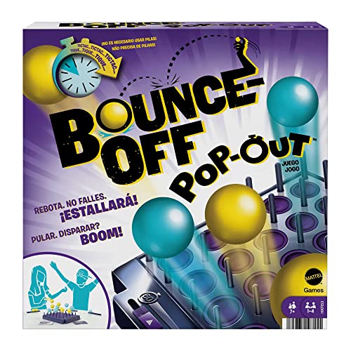 Mattel Games Bounce Off Pop-out! El Poder de Las Palabras Juego