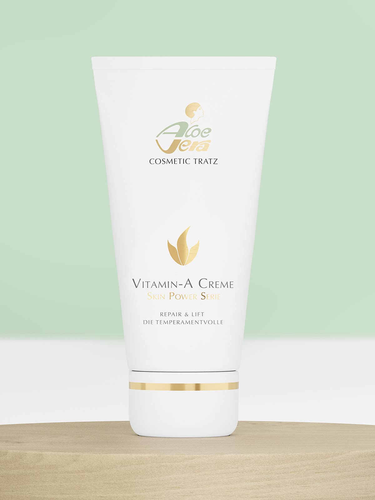 Aloe Vera Cosmetic Tratz Vitamin-A Creme | Skin Power Serie| Regenerationspflegecreme | Energielose, strapazierte und anspruchsvolle Haut | ACTIVE ALOE VERA & BIENENWACHS.