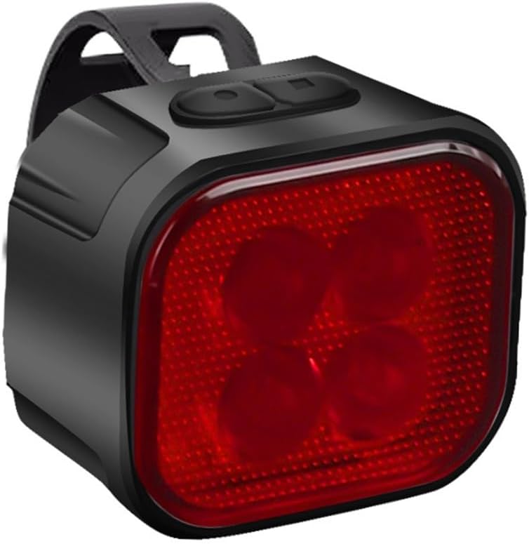 High Brightness-4Led Bike Tail Light, Bicycles Front Rear LED Light Waterproof Cycling Headlight Taillight Rechargeable Night Riding Light Bike Accessories