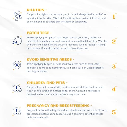 Image of HIQILI 32 Fl Oz Ginger Oil, 100% Pure Natural Ginger Essential Oil for Hair, Massage, Skin - 1000ML