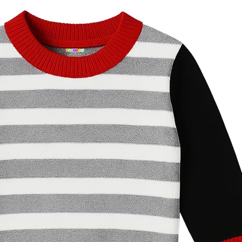 Image of Kuchipoo Boys' Winter Wear Knitted Sweater | Full Sleeves Warm Pullover | Casual & Stylish Kids' Jumper