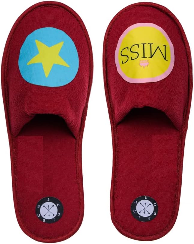 MISS STAR Cute Emoji Home Slippers For Women Flip Flops Winter Capet Slippers for Bedroom Indoor Carpet house slippers