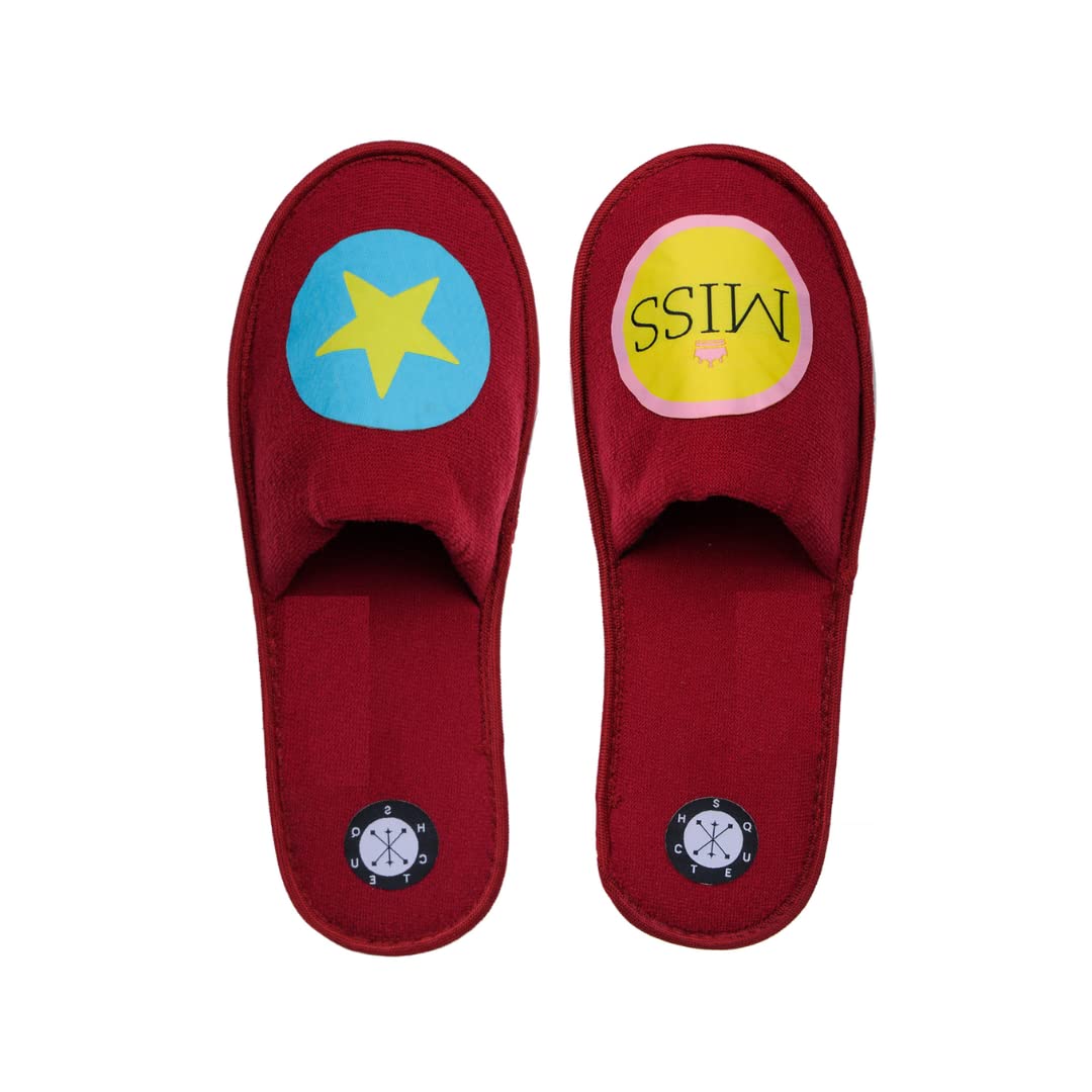 MISS STAR Cute Emoji Home Slippers For Women Flip Flops Winter Capet Slippers for Bedroom Indoor Carpet house slippers