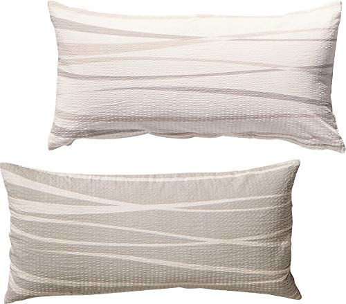 Erwin Müller Wende-Zusatz-Kissenbezug, Kissenhülle, Winter-Seersucker,...