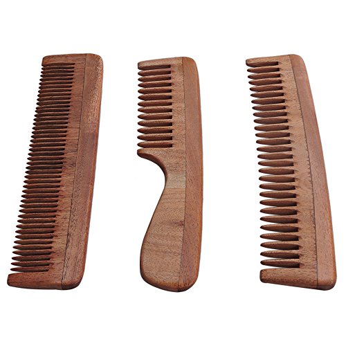 Set de 3 Peines de Madera de Neem miniatura 2