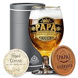 CROWNLY CRYSTALÂŽ Idee Regalo PapĂ Bicchiere Birra Personalizzato Compleanno Originale Festa Del PapĂ Regalo Padre Per Lui