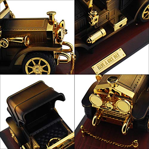 Tipmant Vintage Car Music Box Antique Vehicle Model Home Wall Room Décor Decoration Kids Gifts (Brown) #TOP3