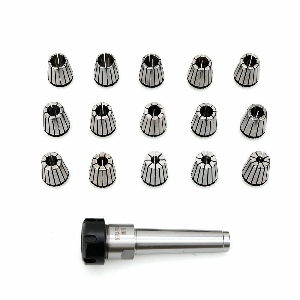 Gorący uchwyt zaciskowy MK2 MK3 MK4 Engraving Rotary Tool DIN228 ER25 zestaw tulejek zaciskowych 0,015 mm 40 kr, do maszyny do grawerowania/frezarki/wiertarki/tokarki (ER25 tuleja zaciskowa + MK3 M12)
