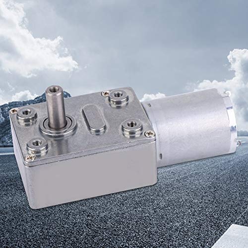 Moteur De Réduction De Vitesse Micro DC 24V à Vis Sans Fin 5-150 RPM Réglable Direction Réversible Boîte De Transmission Entièrement En Métal Pour