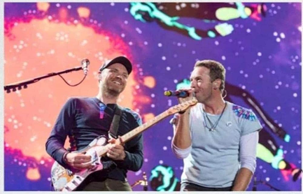 ERUZO 5D Diamond Painting Cross Stitch Coldplay Pop Music Singer Art Home Wall Decoration 50x60cm