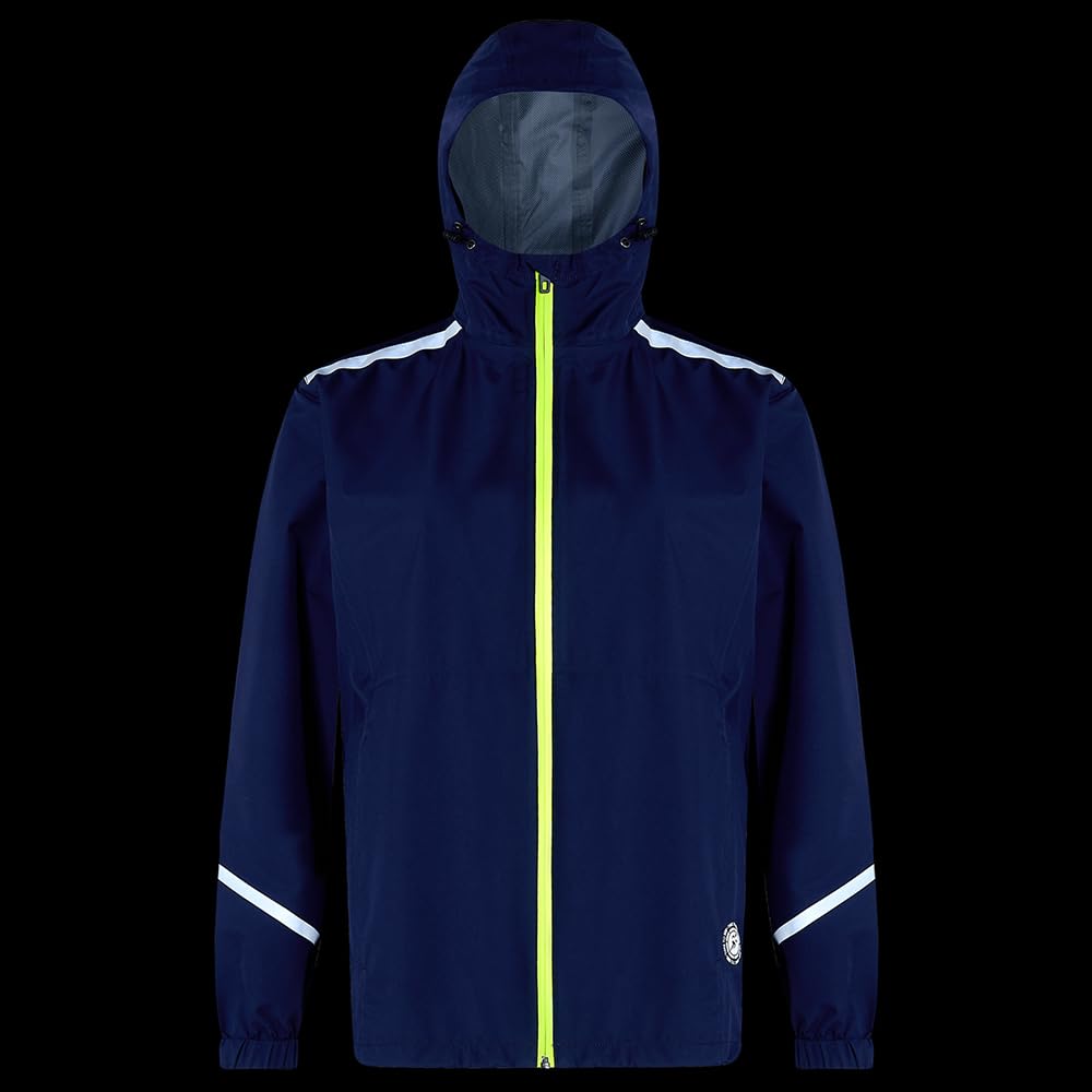 Time To Run Imperméable Veste de Course a Pied Pour Femme Avec Poches - Légère Coupe-Vent Respirant - Idéal Pour L'exercice et Le Jogging - de