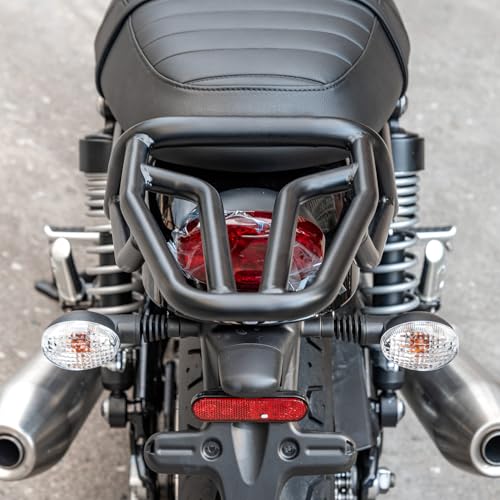 Motorcycle Rear Luggage Rack Basket Support Shelf Fits for T-riumph Street Twin 900 2016-2022 Speed Twin 900 2023-2024 Trunk Cargo Carrier Mount Bracket Holder