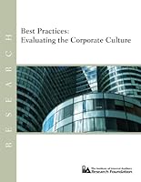 Best Practices: Evaluating the Corporate Culture 0894136828 Book Cover