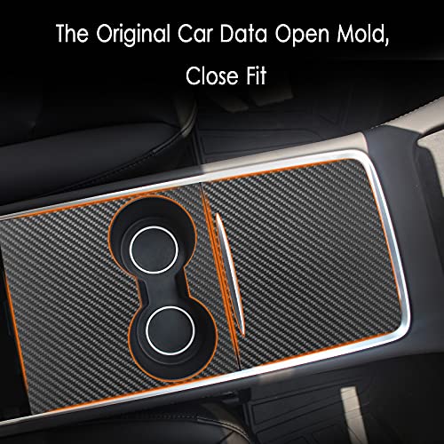 image for Farmogo Center Console Wrap Kit Carbon Fiber Console Cover Interior De