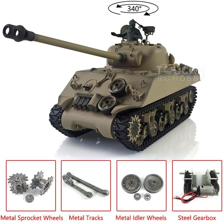 Verのアップグレード 2.4G Henglong 1/16スケールTK7.0アップグレード