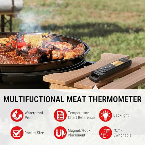 image for ThermoPro TP420 2-in-1 Instant Read Thermometer for Cooking, Infrared 